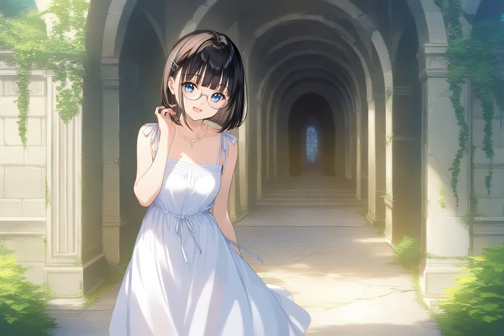 メガネちゃん👓✨と古城を探検🏰👒