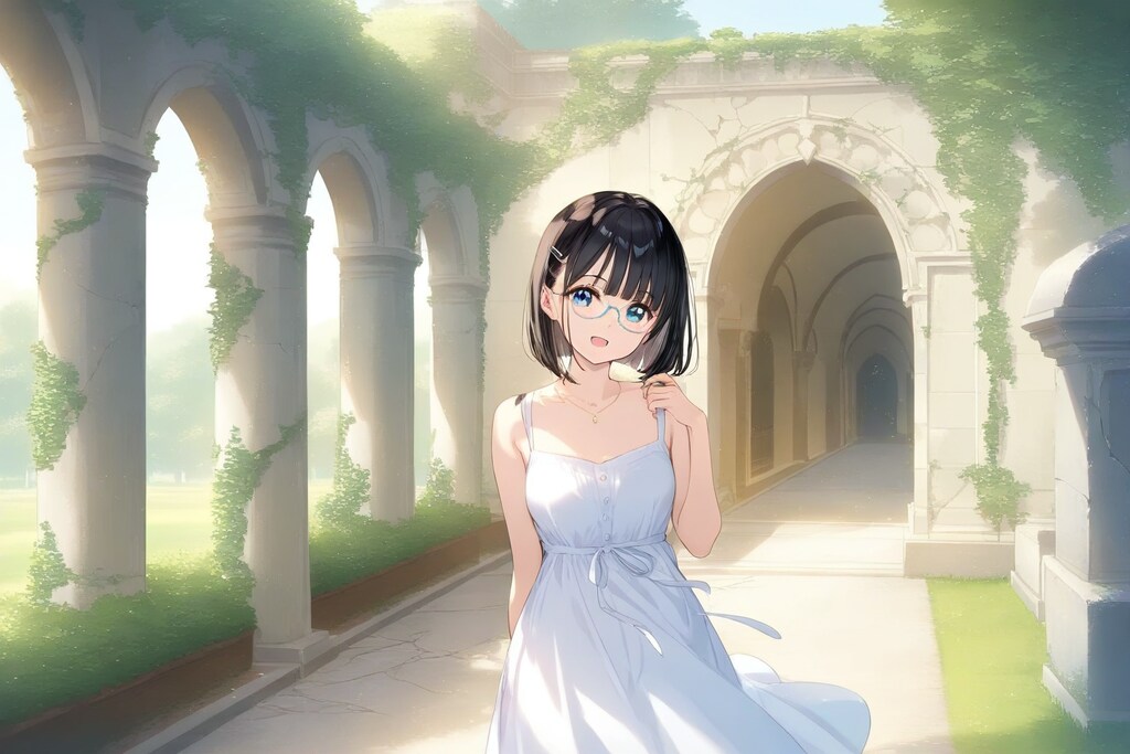 メガネちゃん👓✨と古城を探検🏰👒
