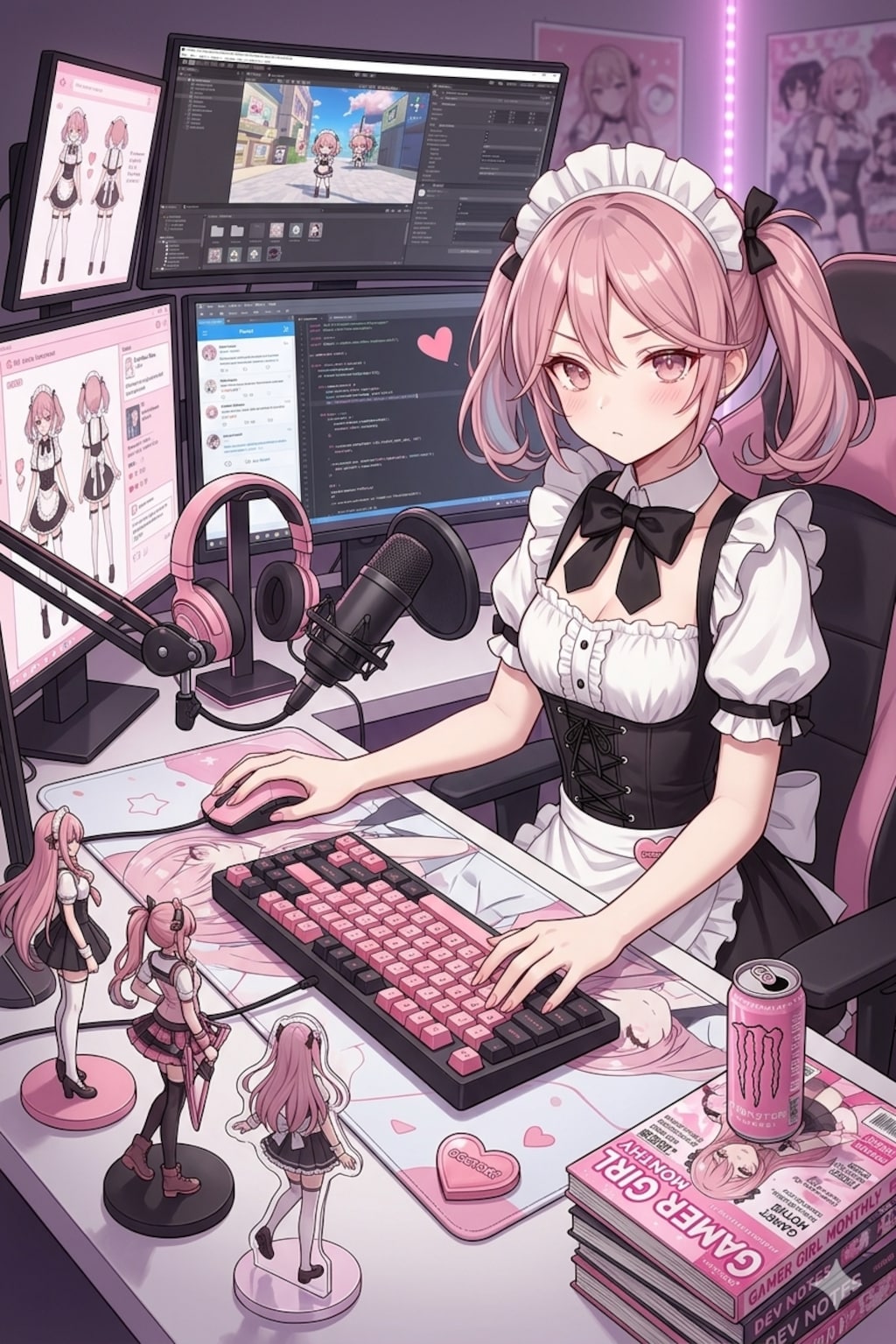 配信デスク環境（Gemini）