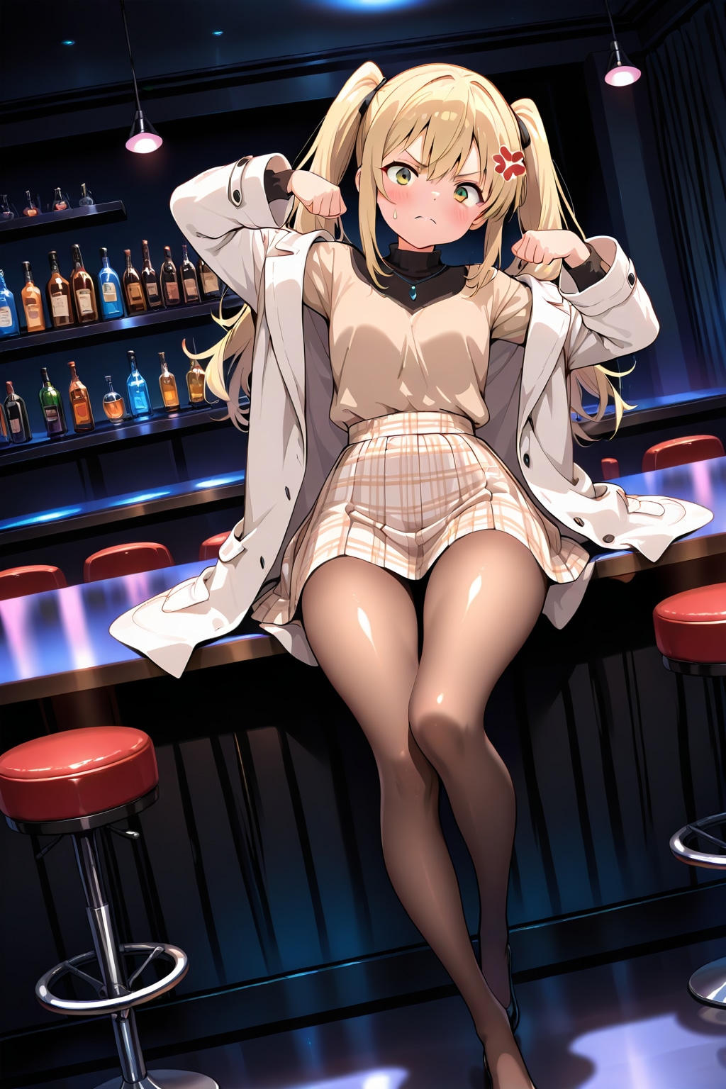 Damn it, she's furious.