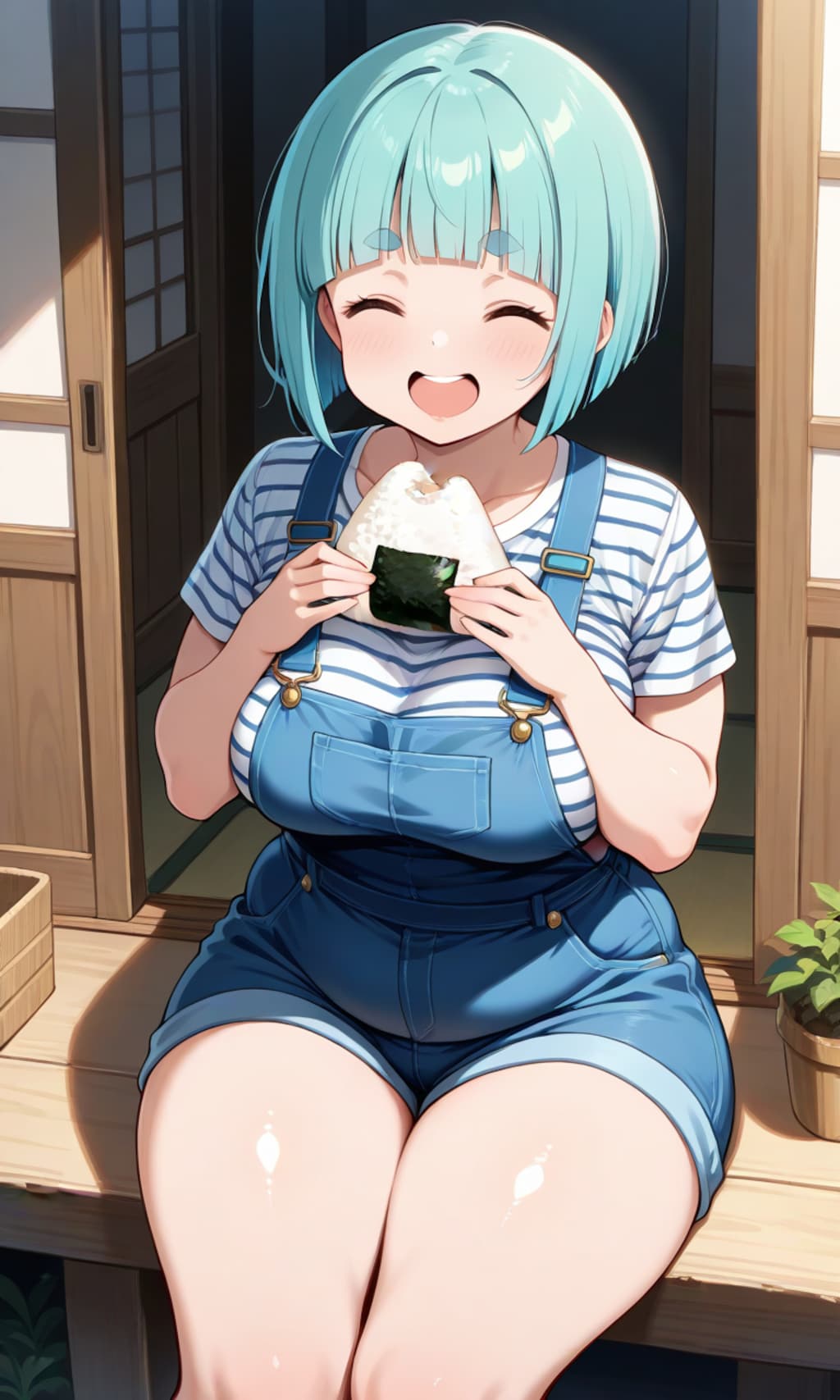 おにぎり、美味しい🎵