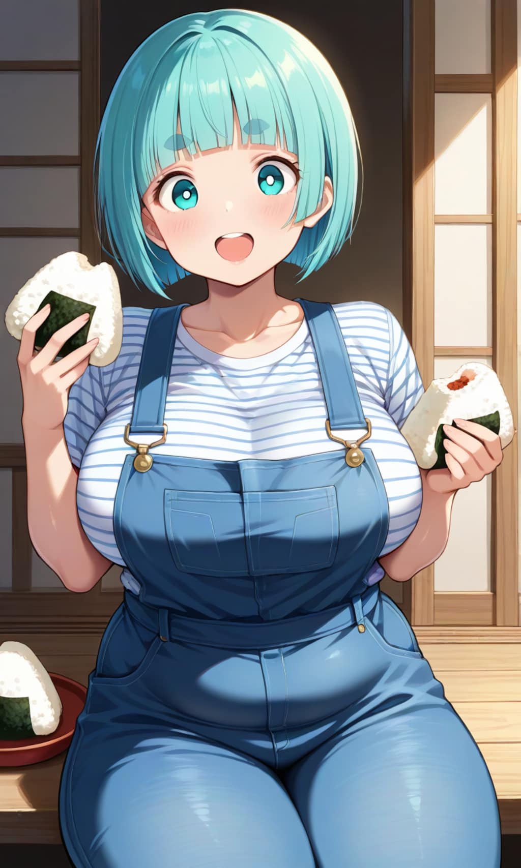 おにぎり、美味しい🎵