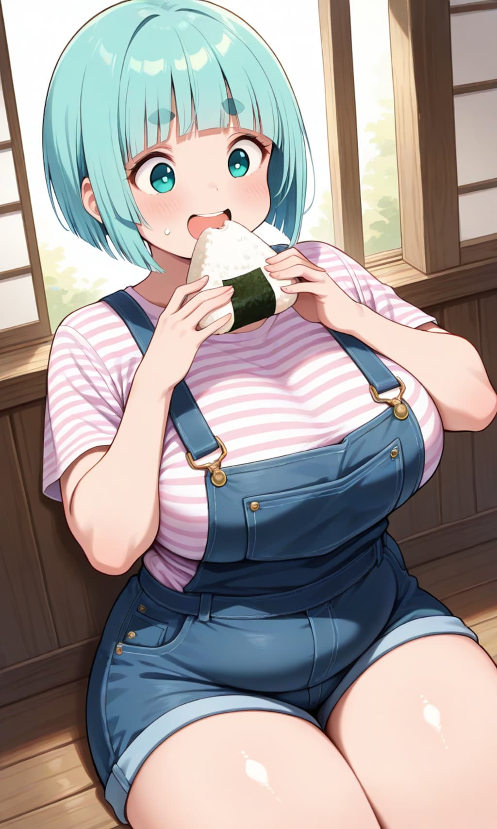 おにぎり、美味しい🎵