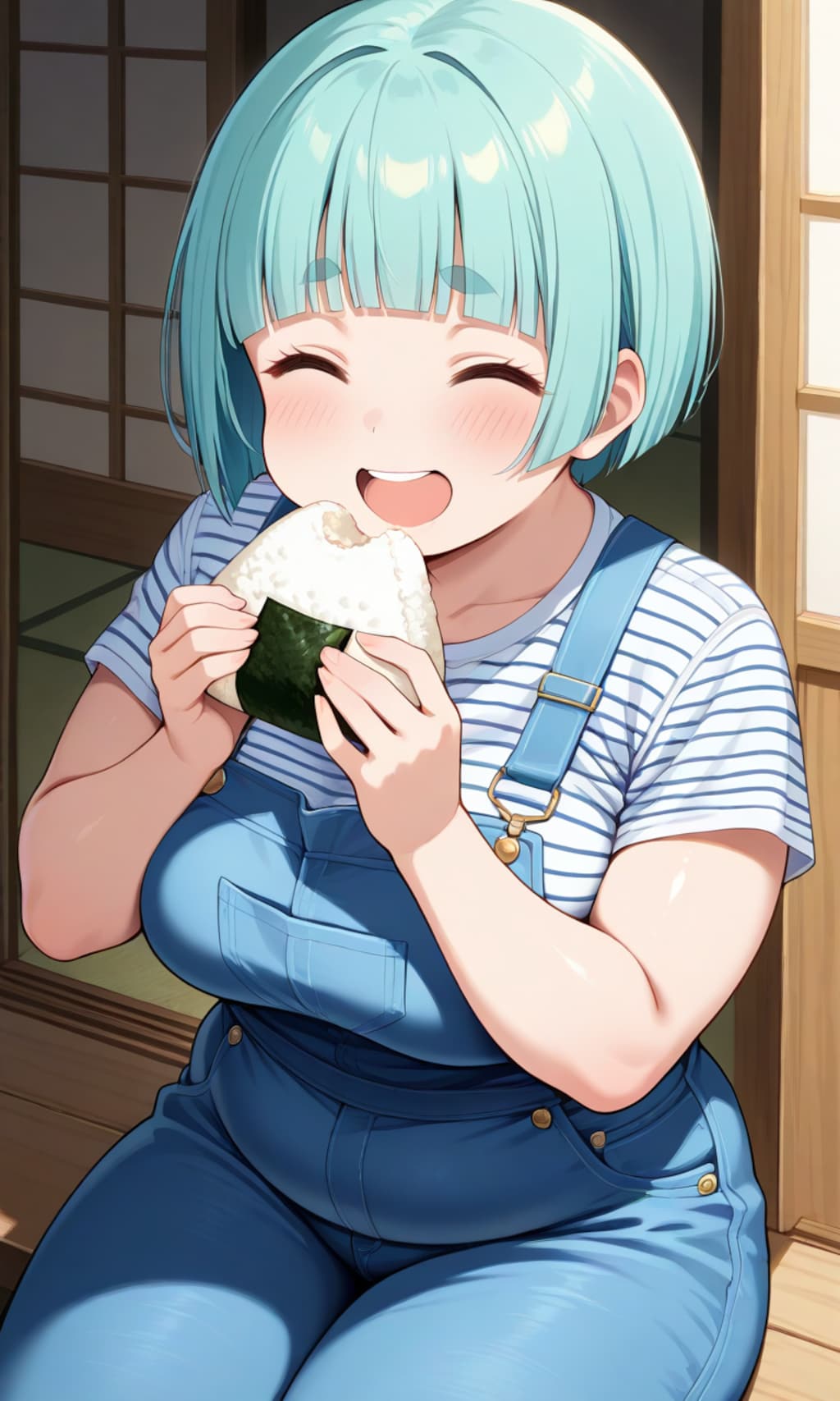 おにぎり、美味しい🎵