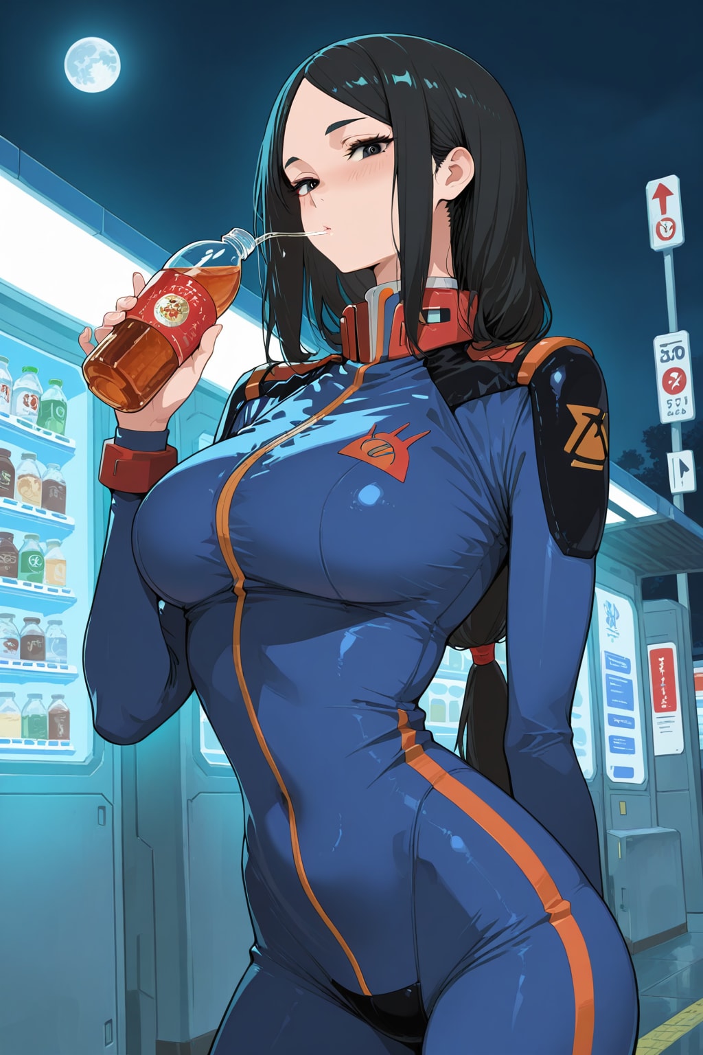 関所で夜明けを待つ唯紗巳さん(ちちぷい版)