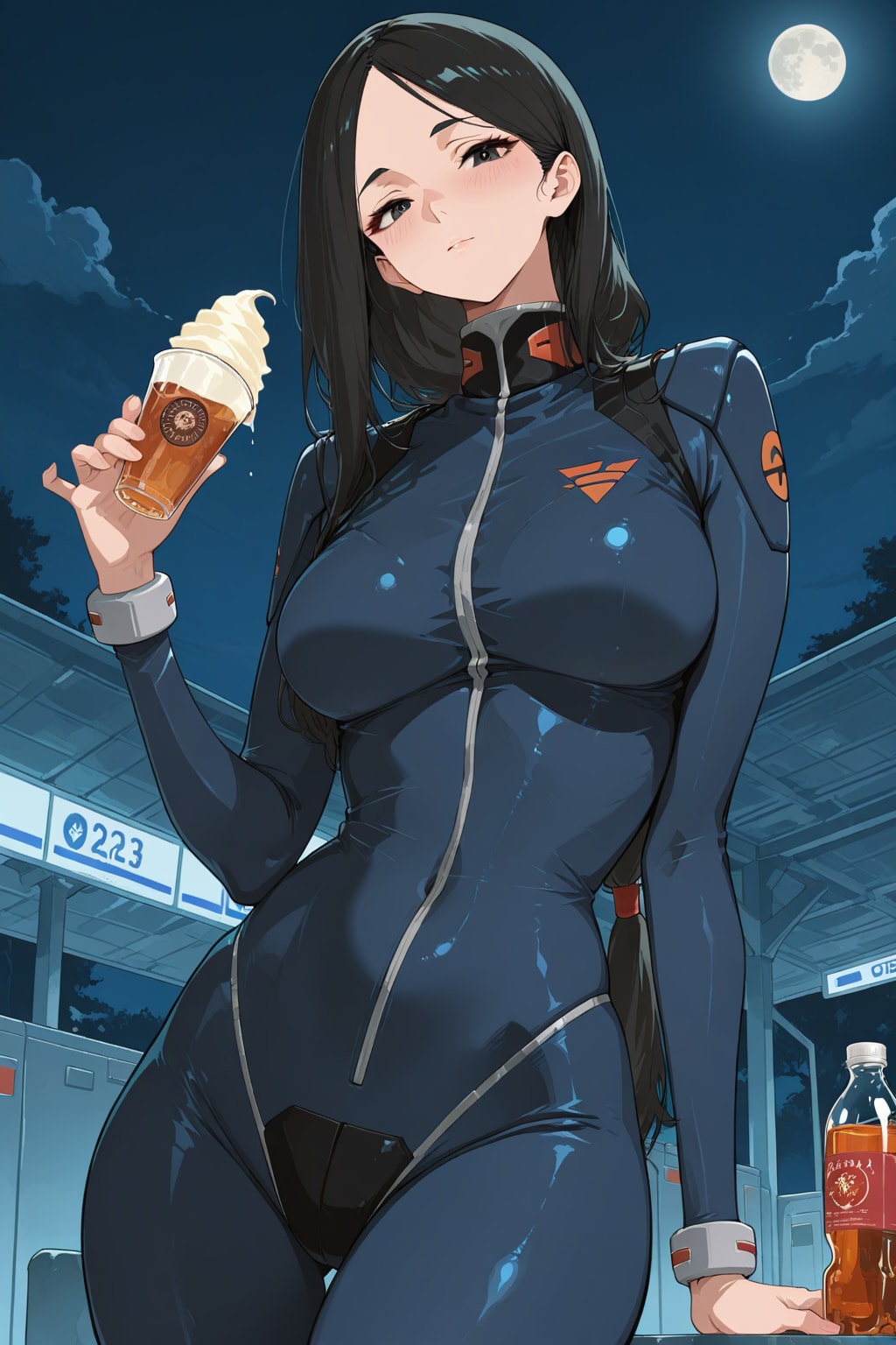関所で夜明けを待つ唯紗巳さん(ちちぷい版)