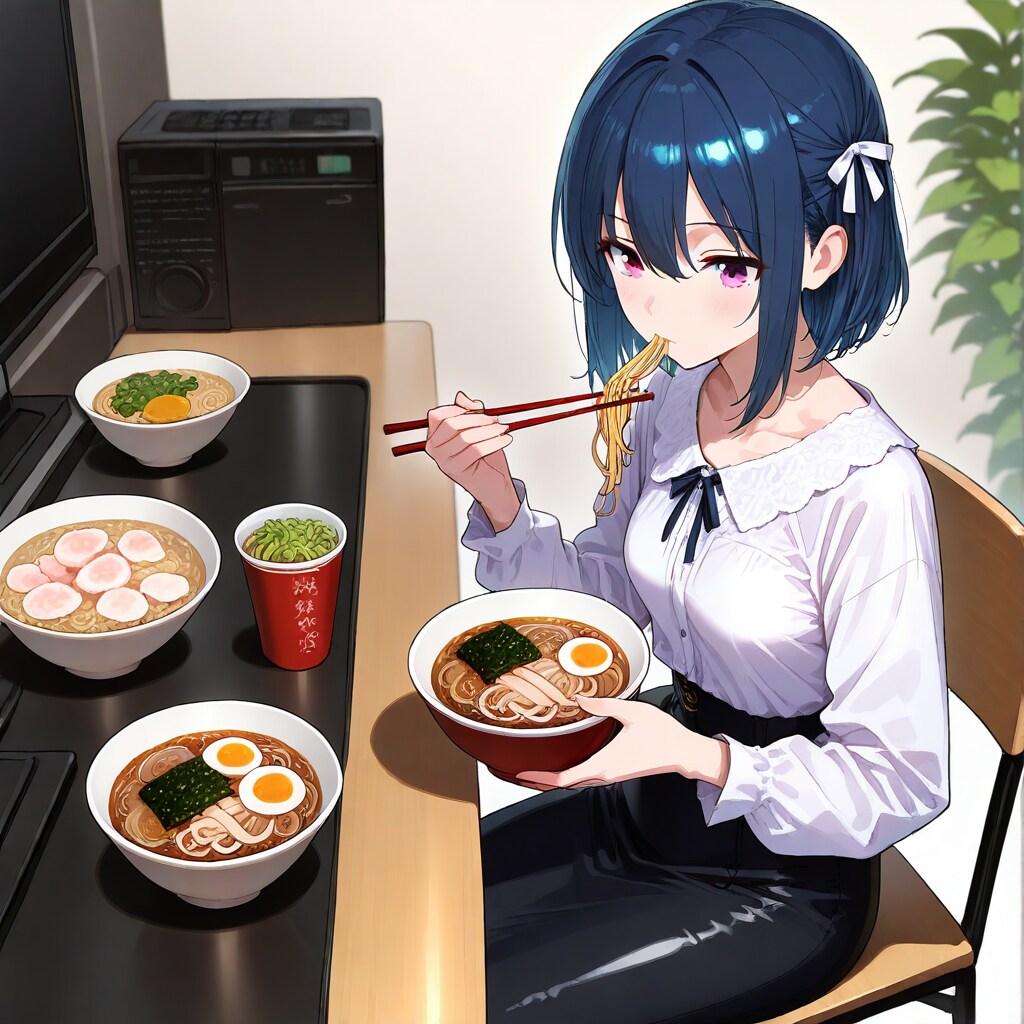かおりちゃん　自宅ラーメン
