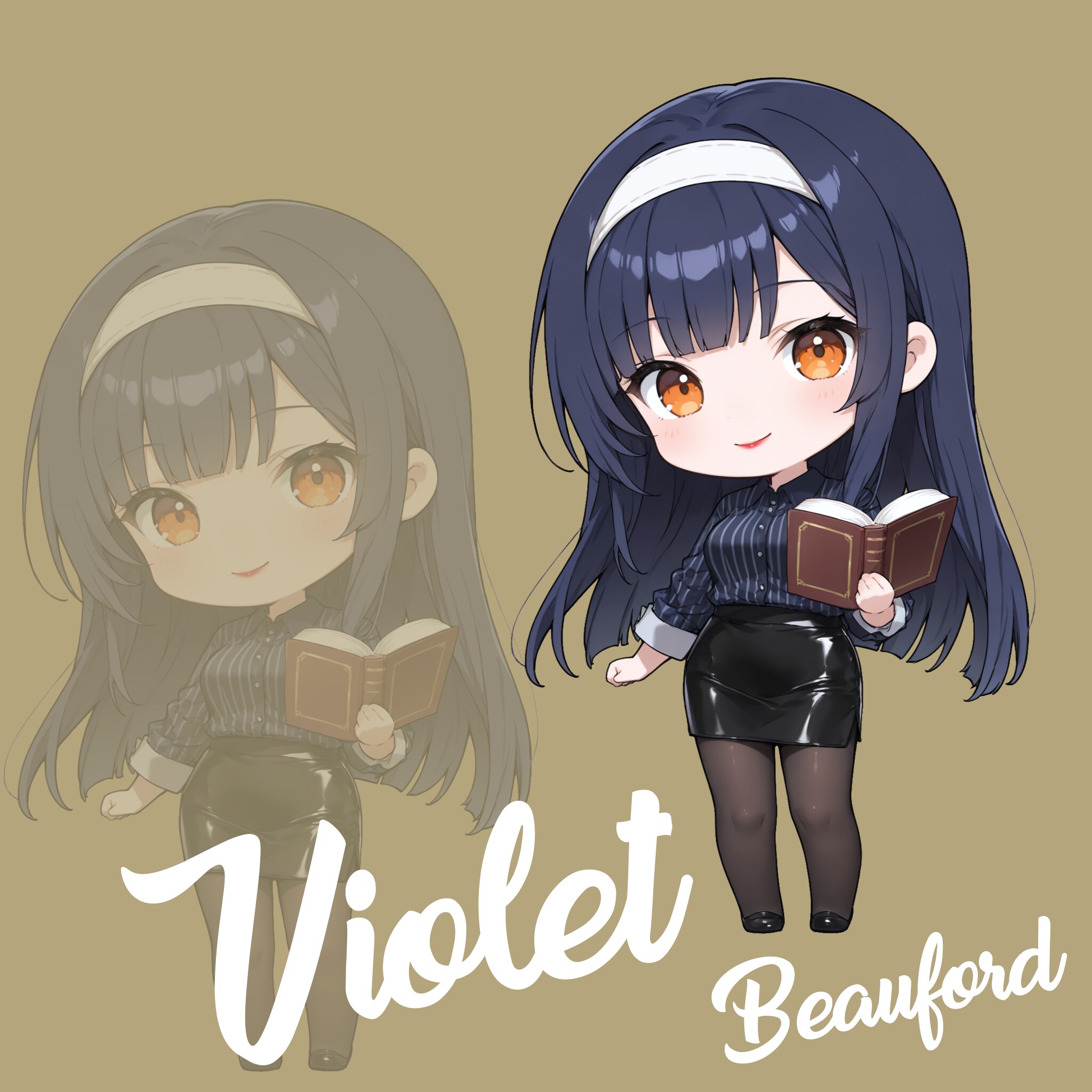 もっと、もっとちびキャラクター！（バイオレットとリアとアンバー）