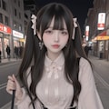 地雷系ちゃんとデート《SeaArt》 2枚目
