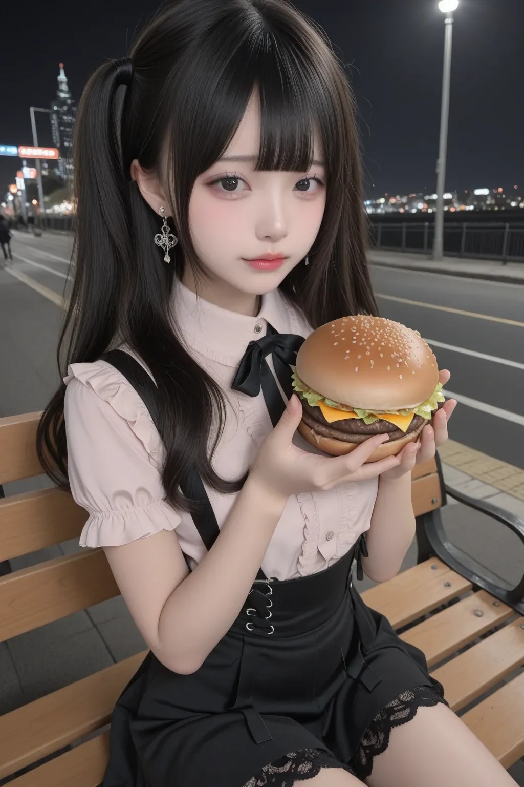 地雷系ちゃんとデート《SeaArt》