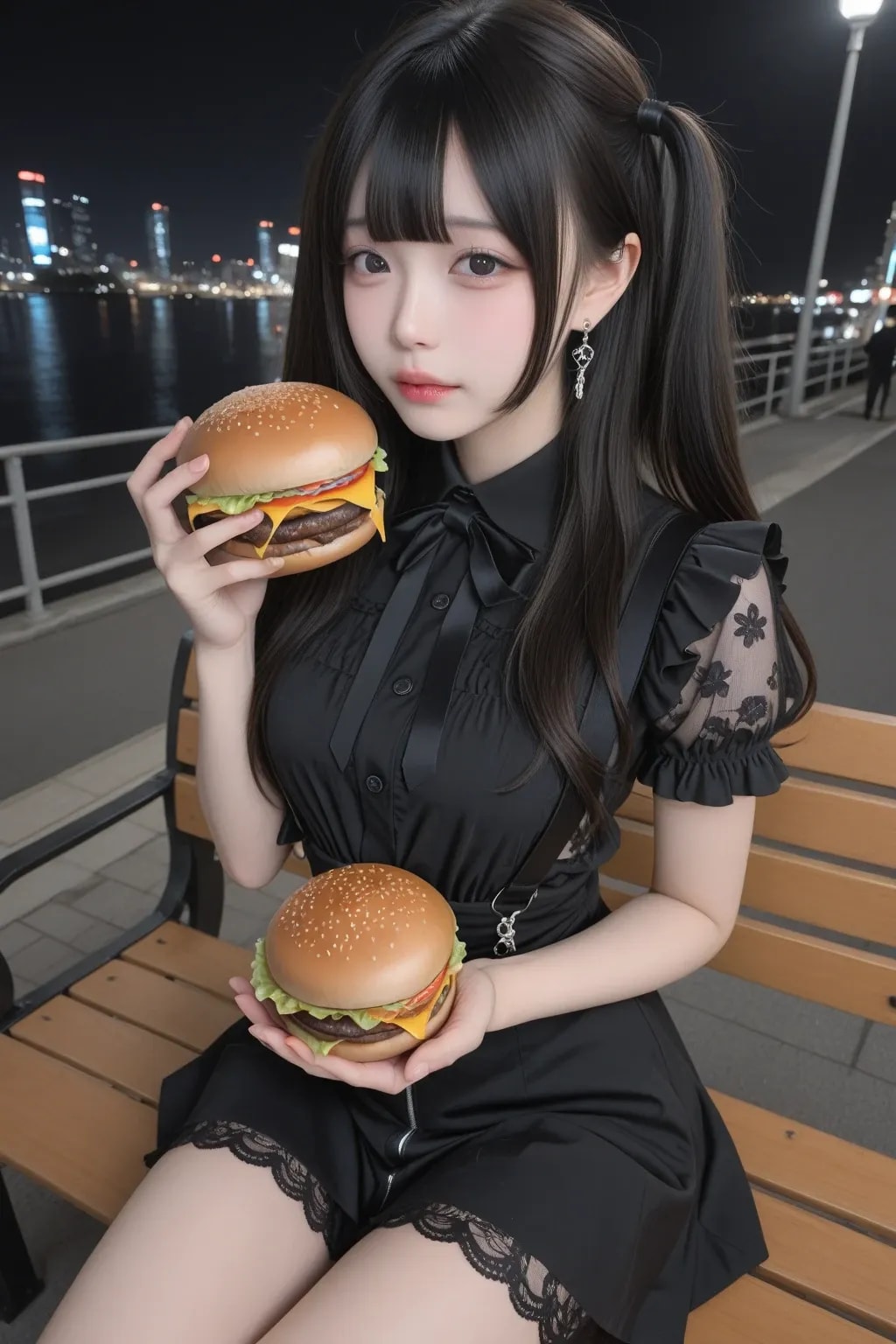 地雷系ちゃんとデート《SeaArt》