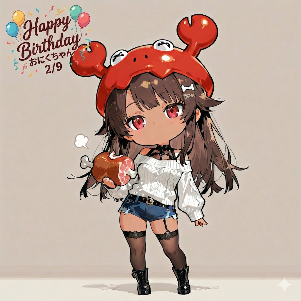 おにくちゃん🍖 Happy Birthday❣️🦀