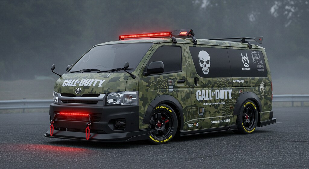 コールオブデューティーハイエースレーシングカー