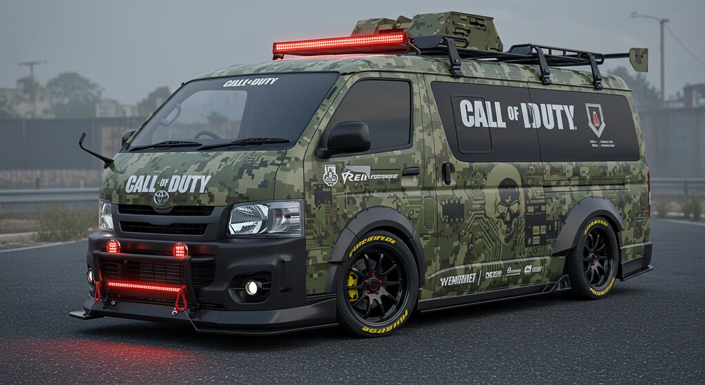 コールオブデューティーハイエースレーシングカー