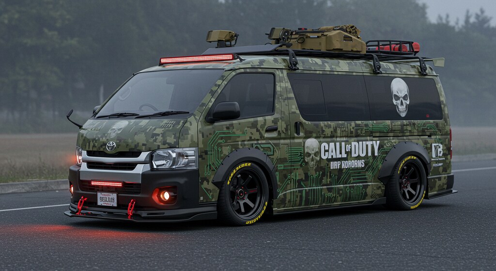 コールオブデューティーハイエースレーシングカー