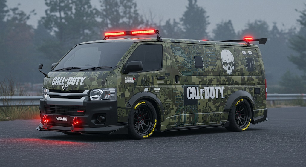 コールオブデューティーハイエースレーシングカー