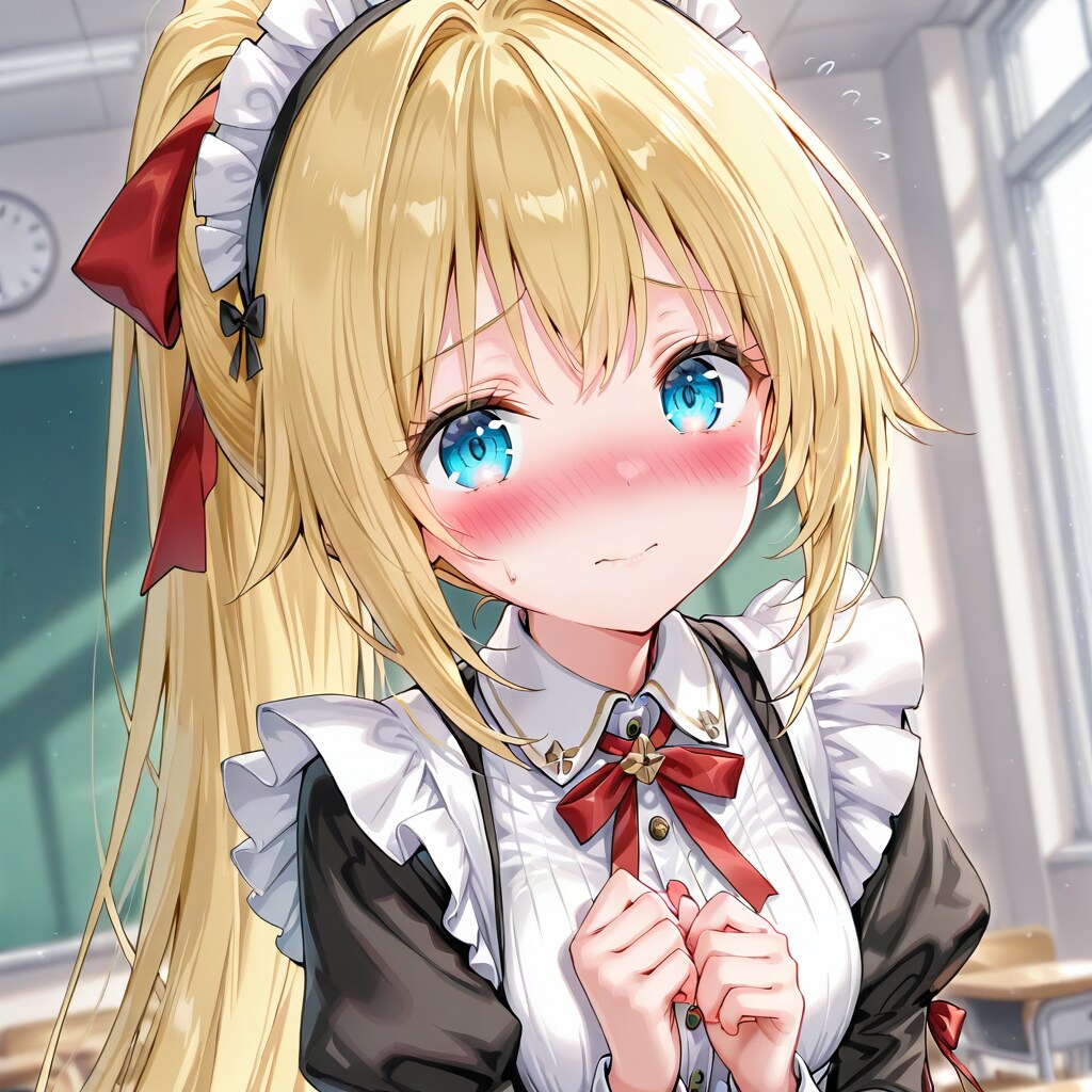 照れメイドらーちゃん | の人気AIイラスト・グラビア