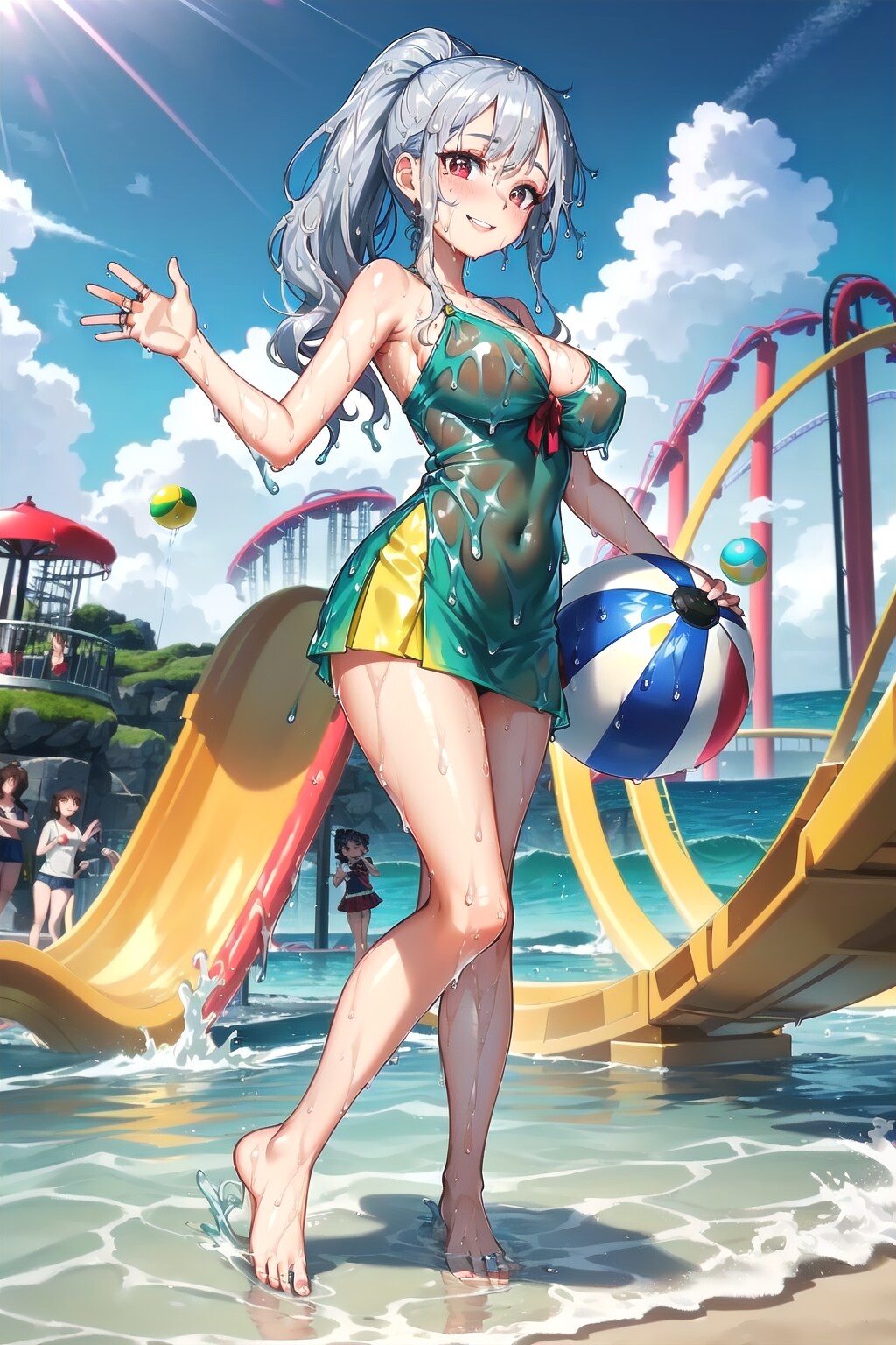 夏のテーマパーク