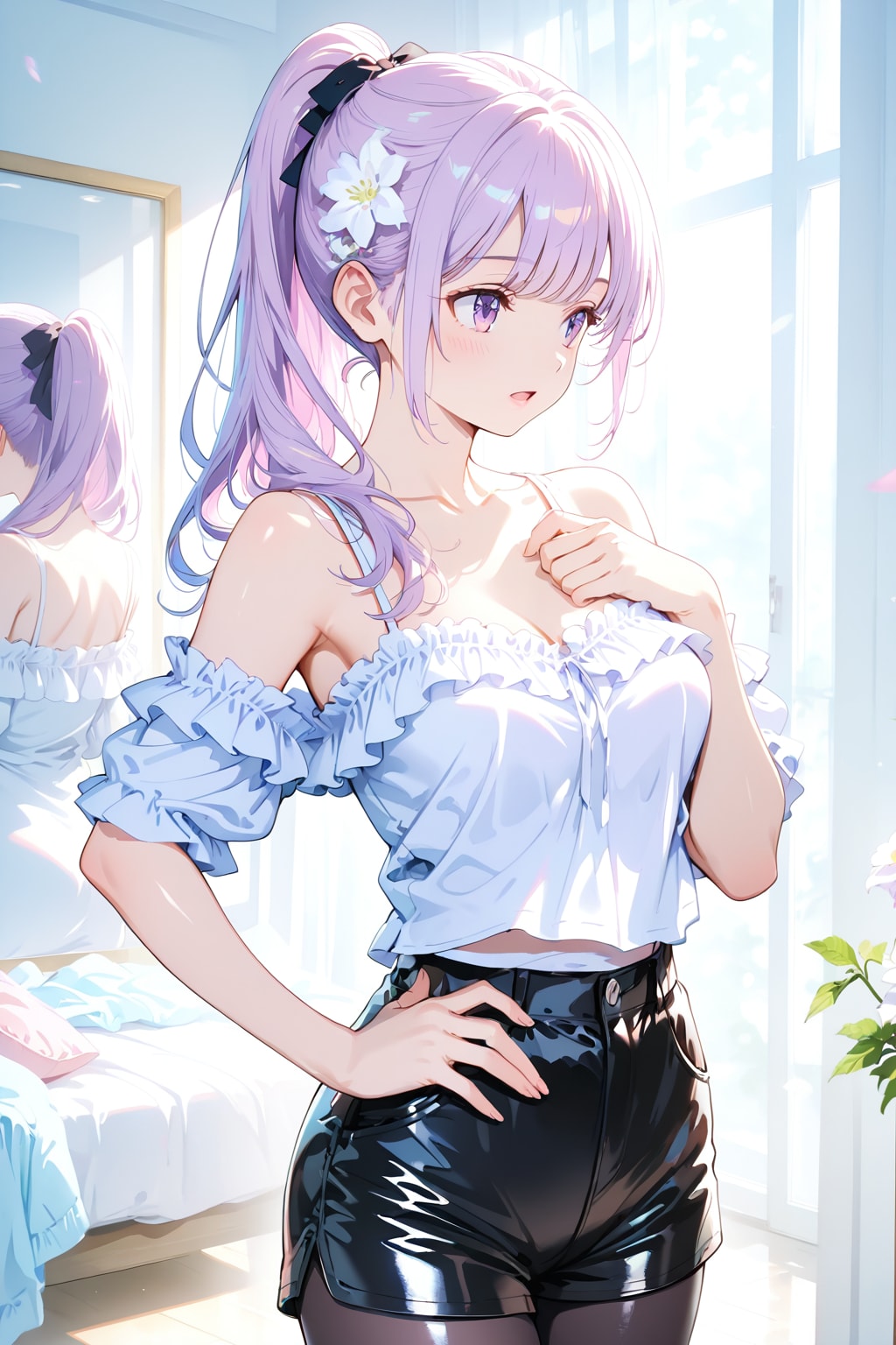 ふぅ～❤️毎日暑いと着る服に悩むのよね❤️ | の人気AIイラスト・グラビア