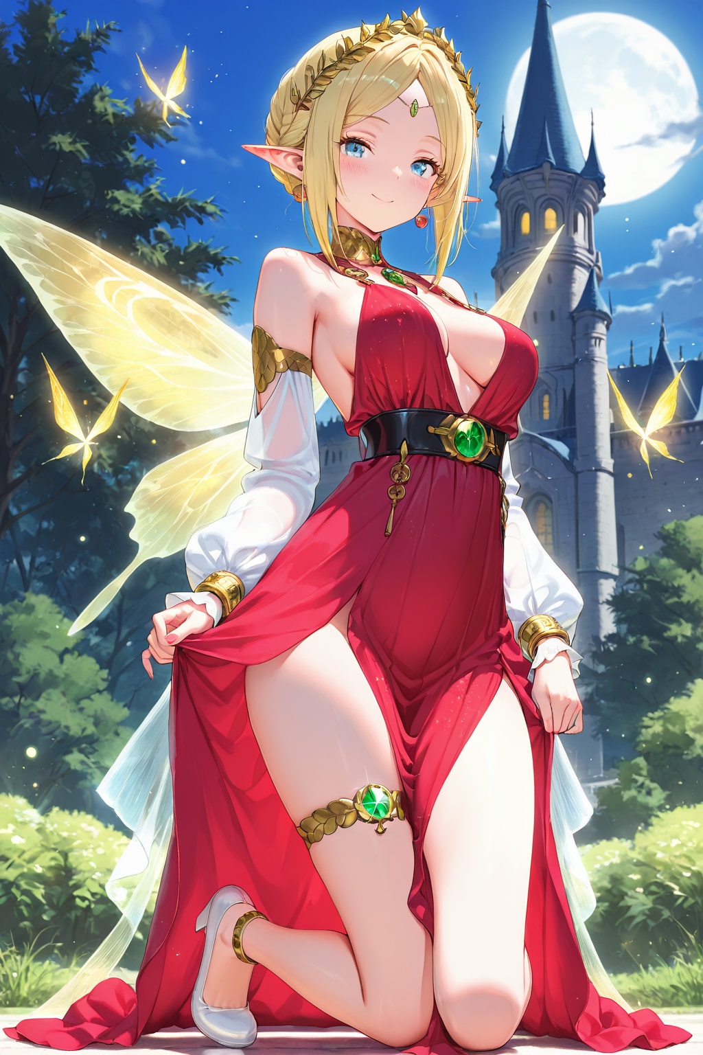 月と夢の妖精 | の人気AIイラスト・グラビア