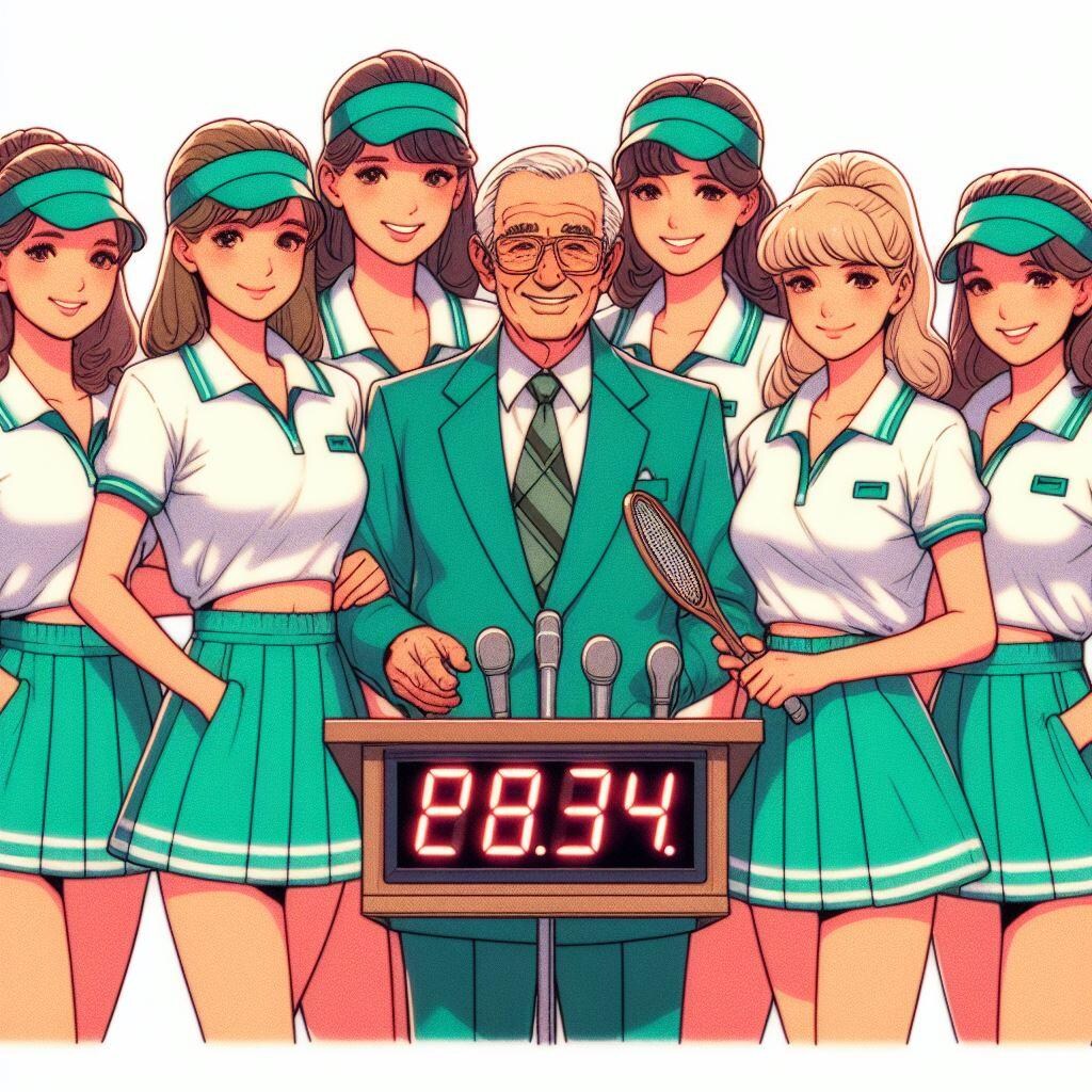 昭和のクイズ番組のミニスカアシスタント