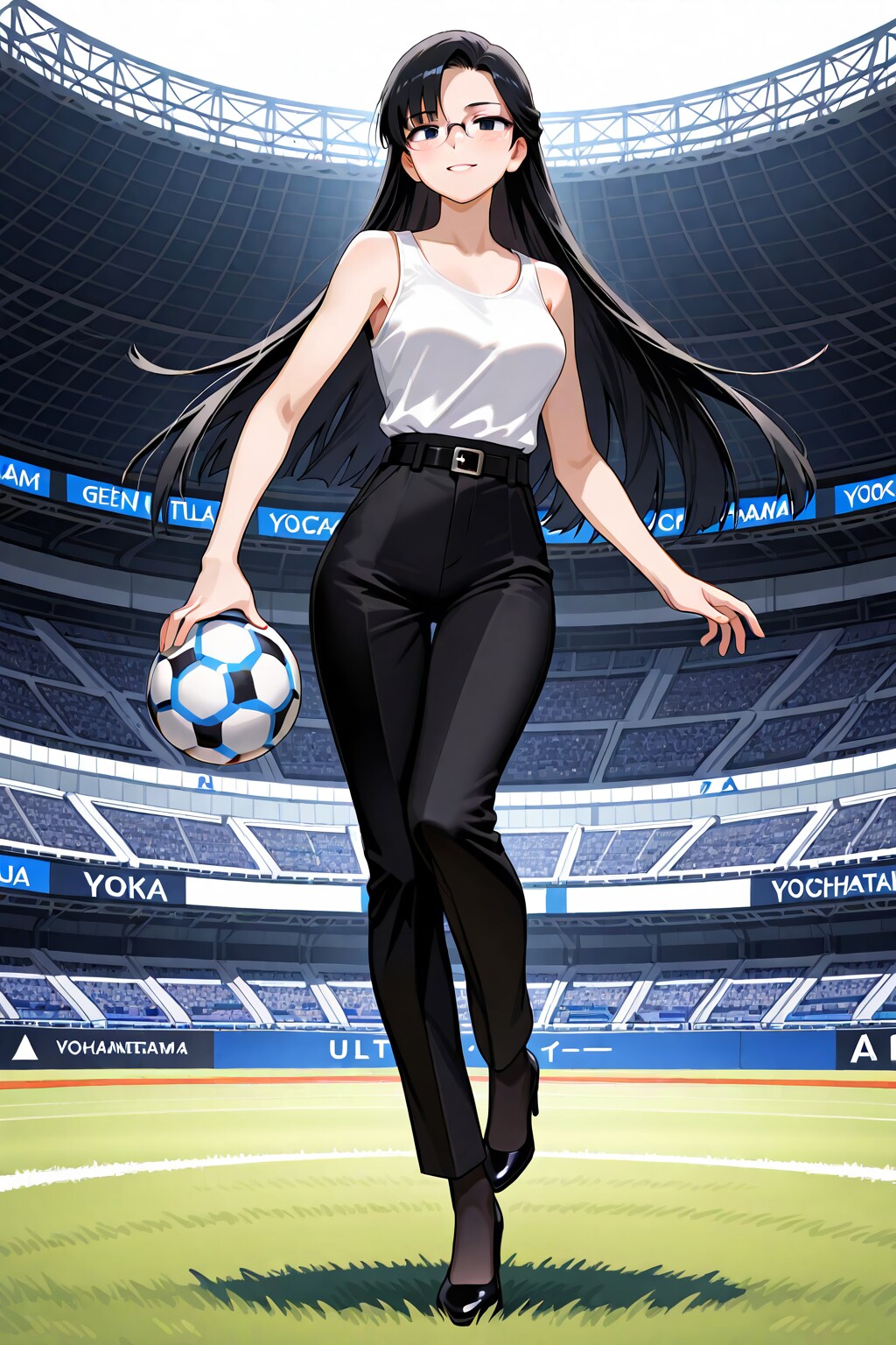 かっこかわいいOL白河雪絵のサッカー