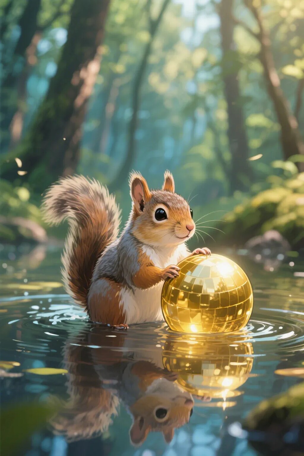 ゴールデンボールとリス