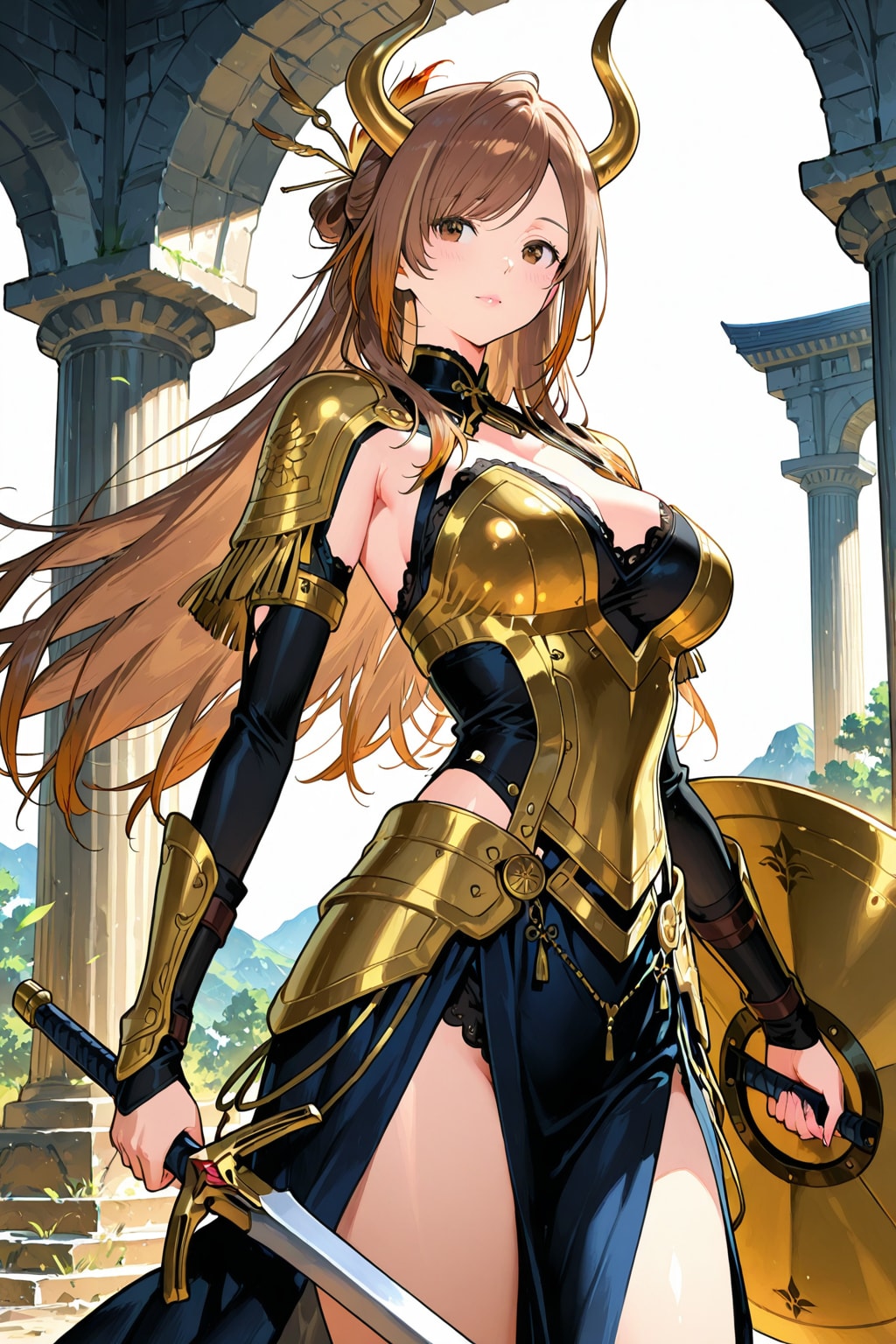 角が生えた？① | の人気AIイラスト・グラビア