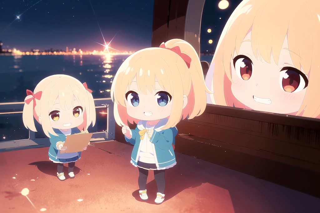 ちびちゃん、大、中、小。