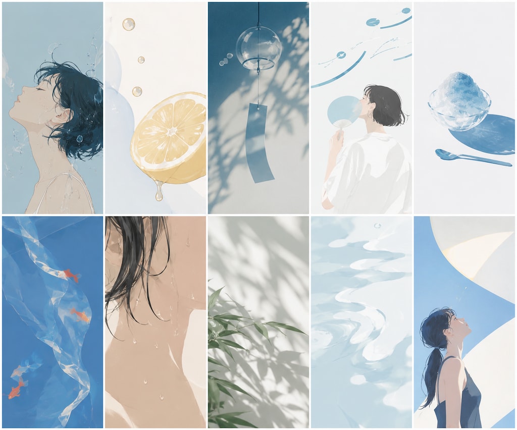 汗ばむ夏