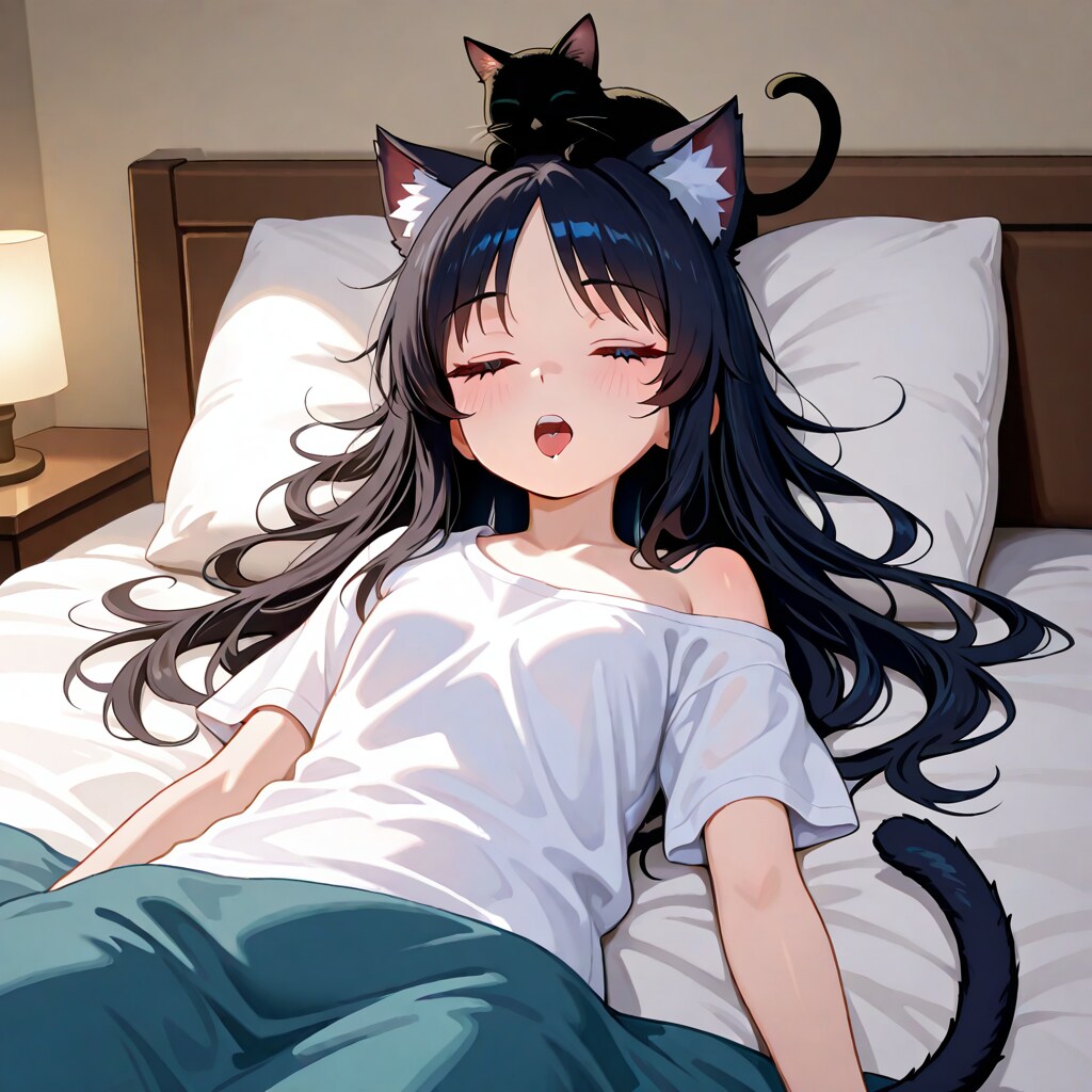 爆睡猫娘