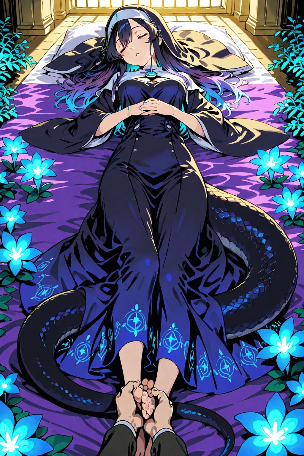 🐍聖女が生まれ変わるとき『藍色の深淵の聖母』ヘル