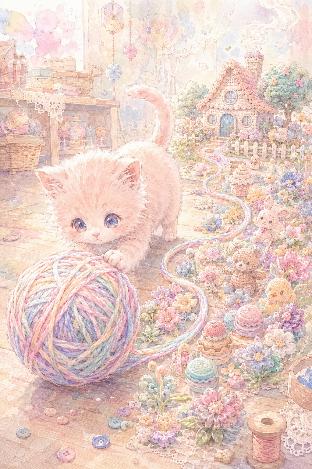 魔法の毛糸玉