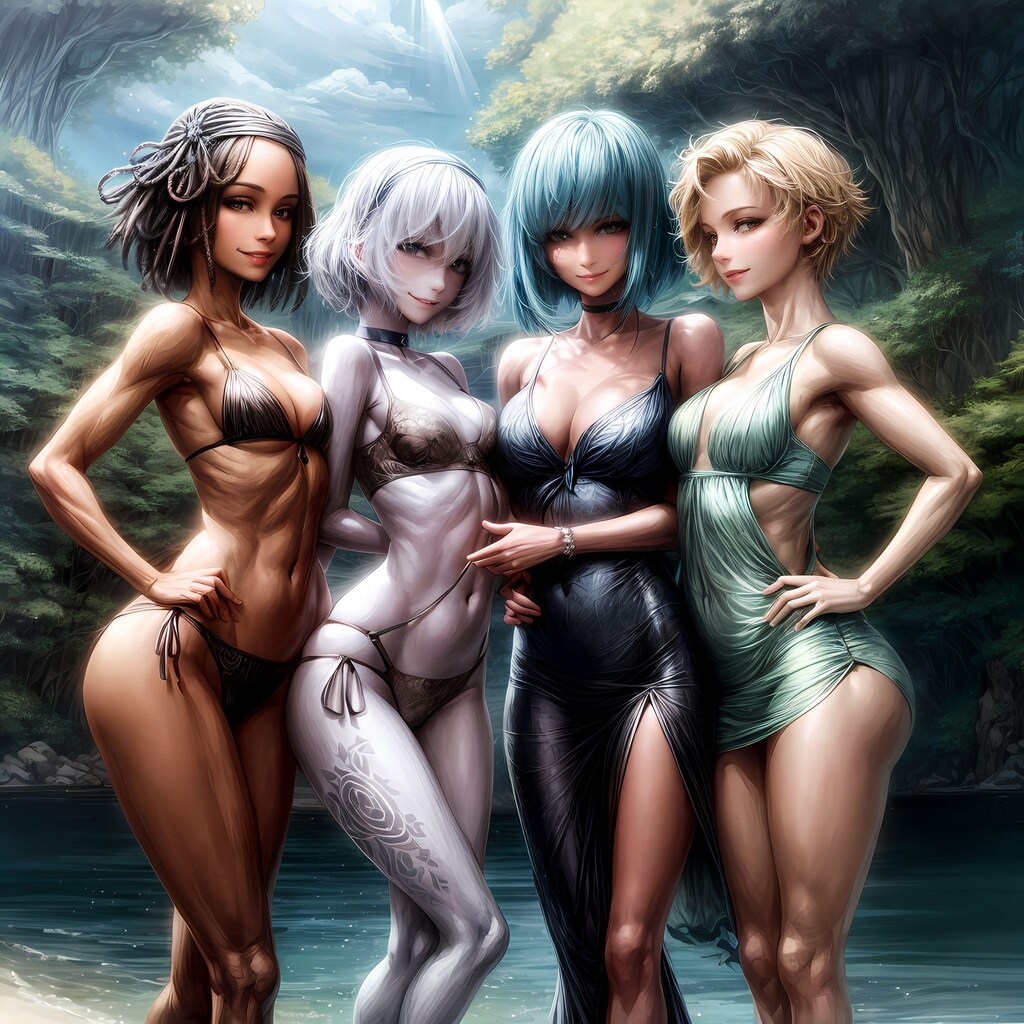 小悪魔な美少女たちが夏休みを楽しむビーチパラダイス