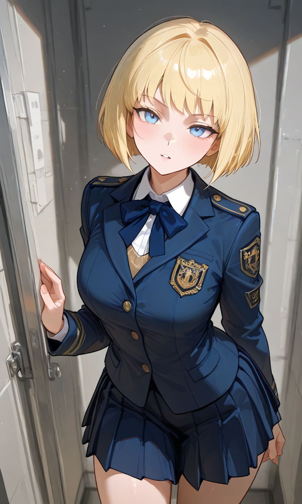 金髪のぱっつん少女