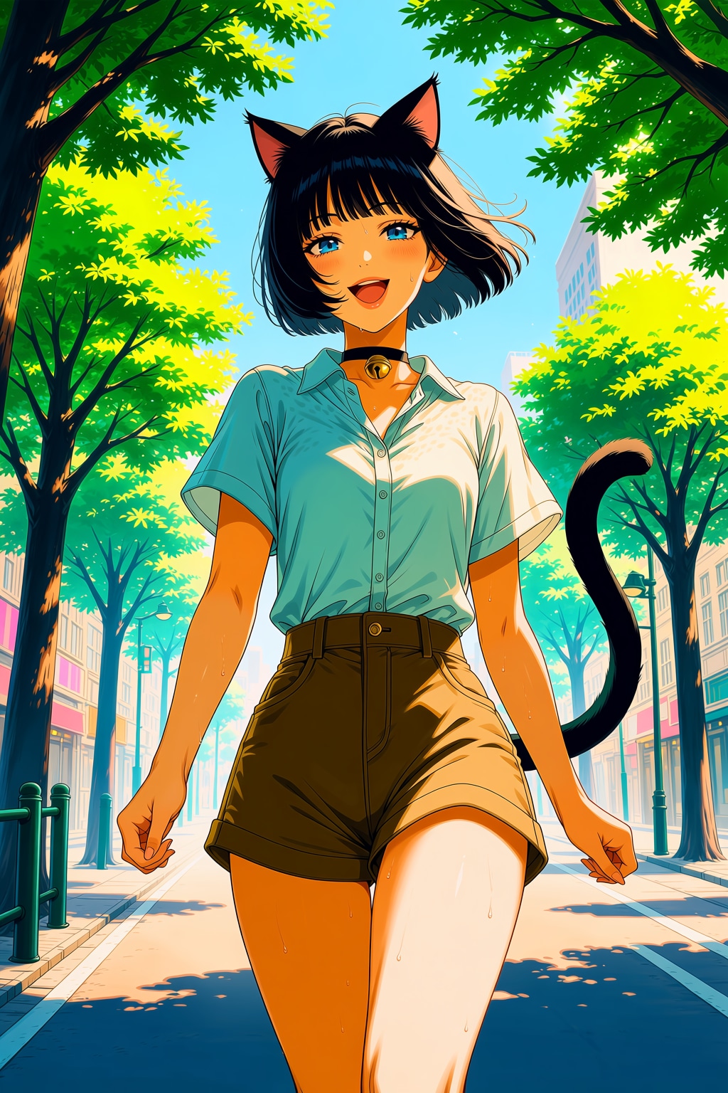 クロミナと短パン
