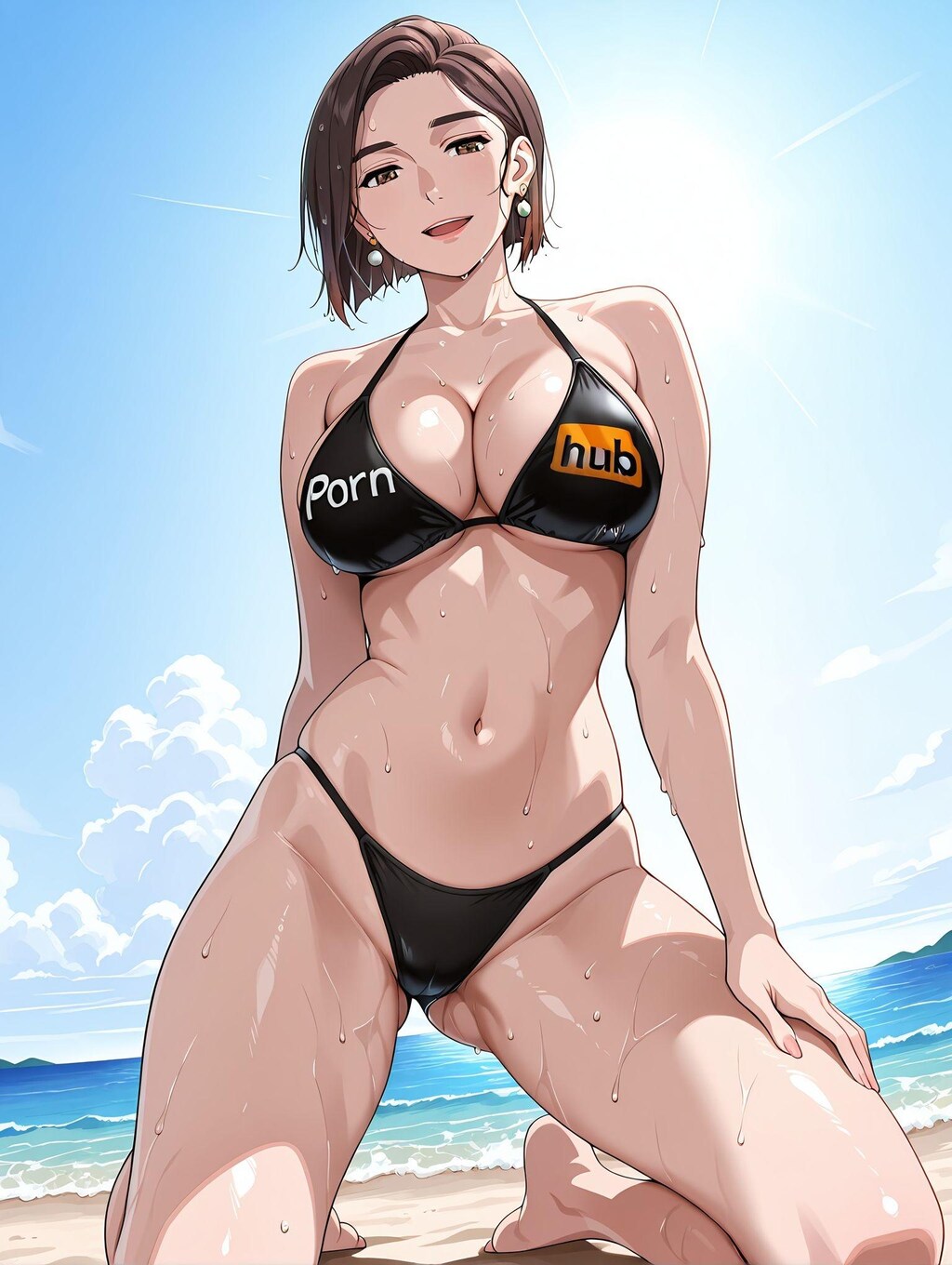 西園寺真由子×Pornhubビキニ