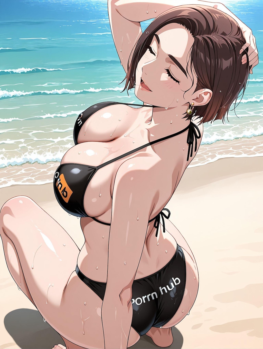西園寺真由子×Pornhubビキニ