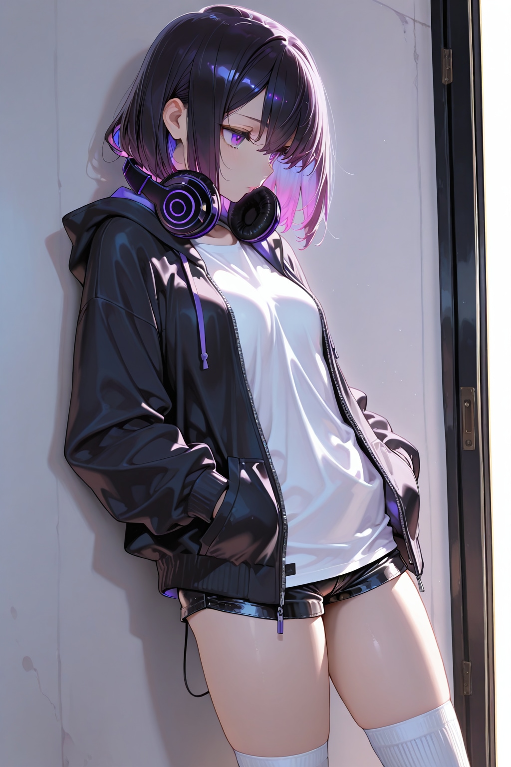 紫色が似合う女の子99