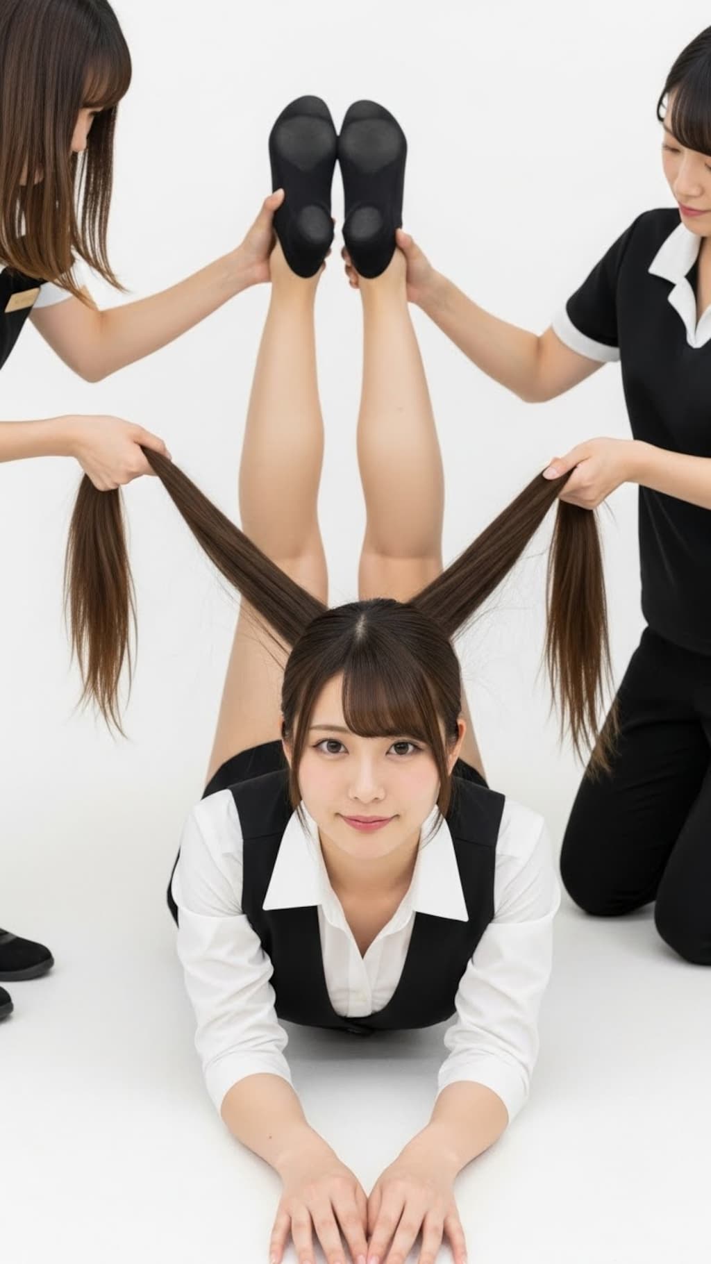 彼女が毎日通っているエステで必ずやっているストレッチのポーズ