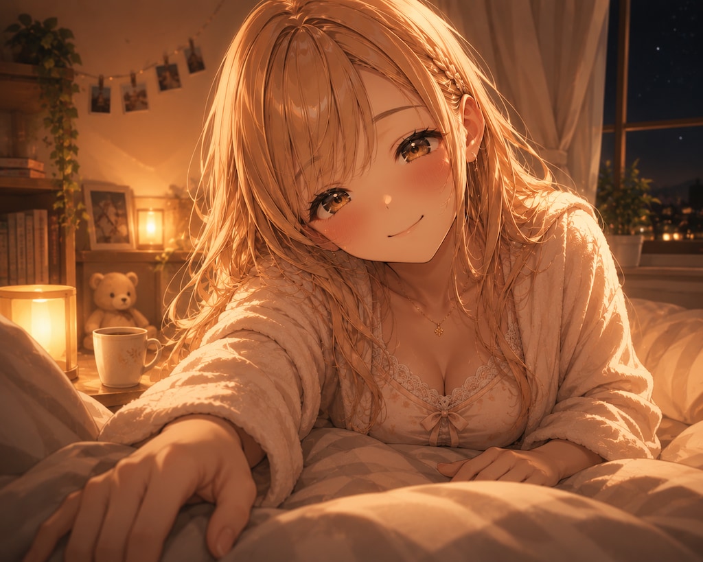 APRICOTちゃん 「おつかれさま、おやすみ♪」