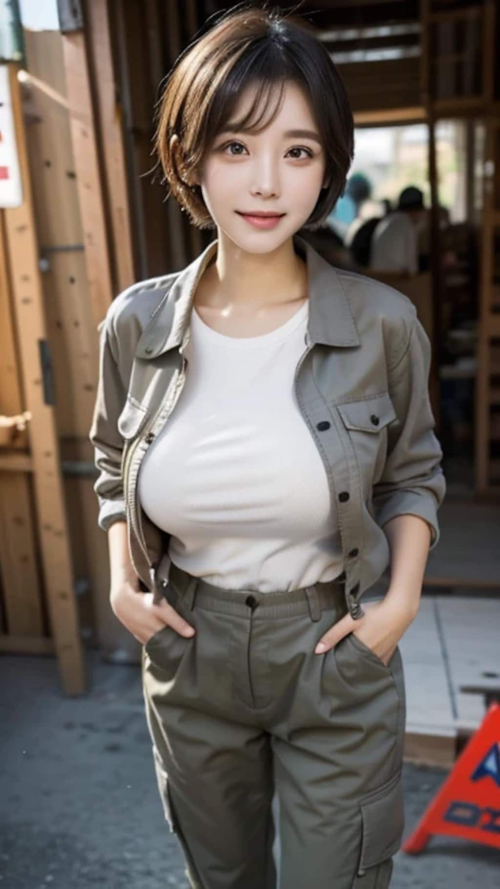 ガテン系の…。