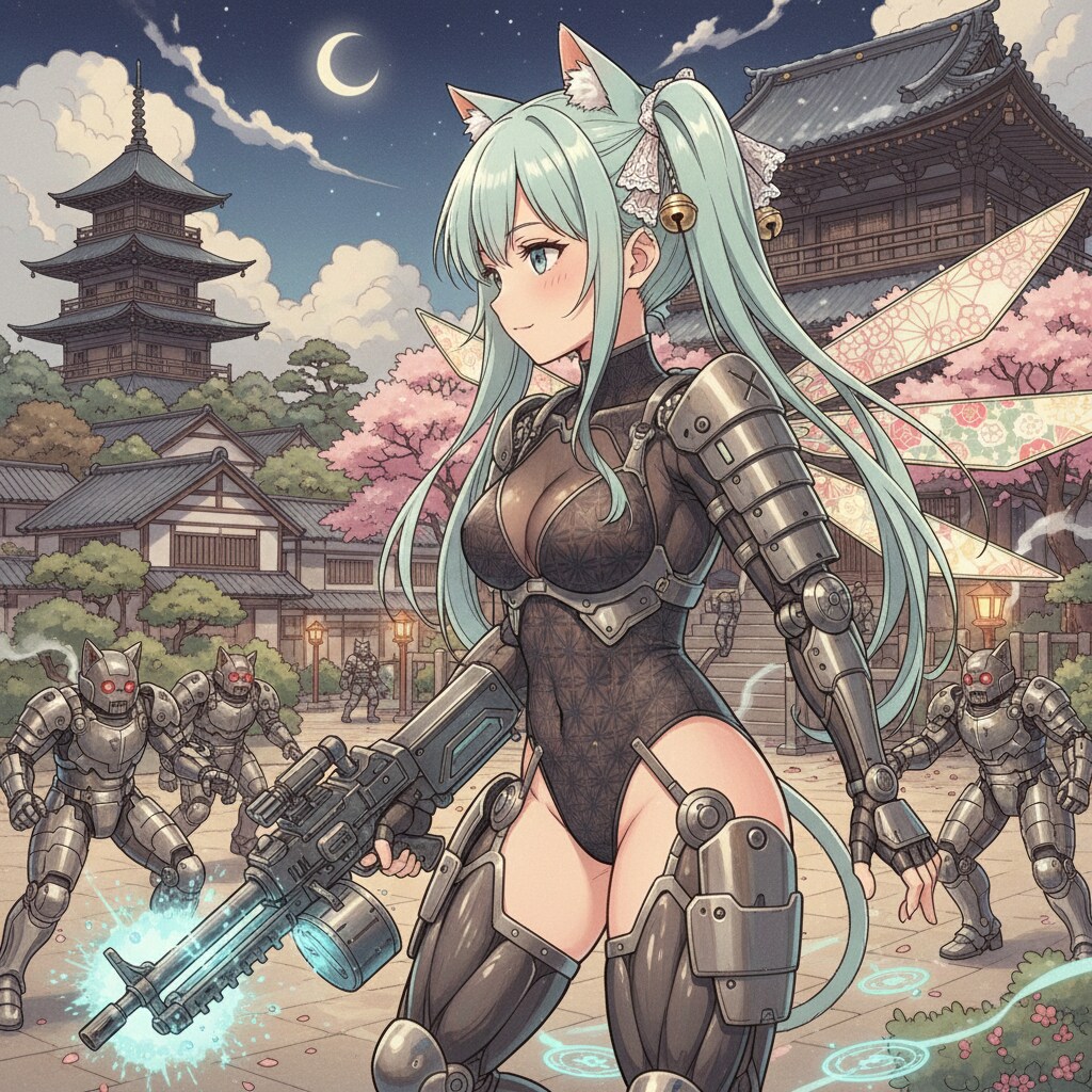 青ツイにゃん。戦う | の人気AIイラスト・グラビア