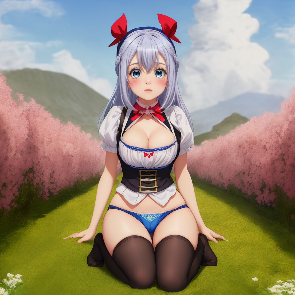 清楚なメイドが魅せる過激な誘惑 - 香風智乃のセクシーなパンチラに酔いしれる