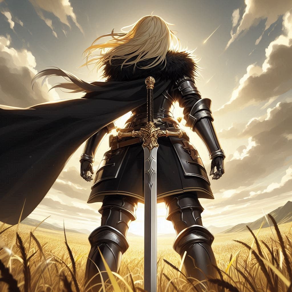 ブロンドの女騎士さん857