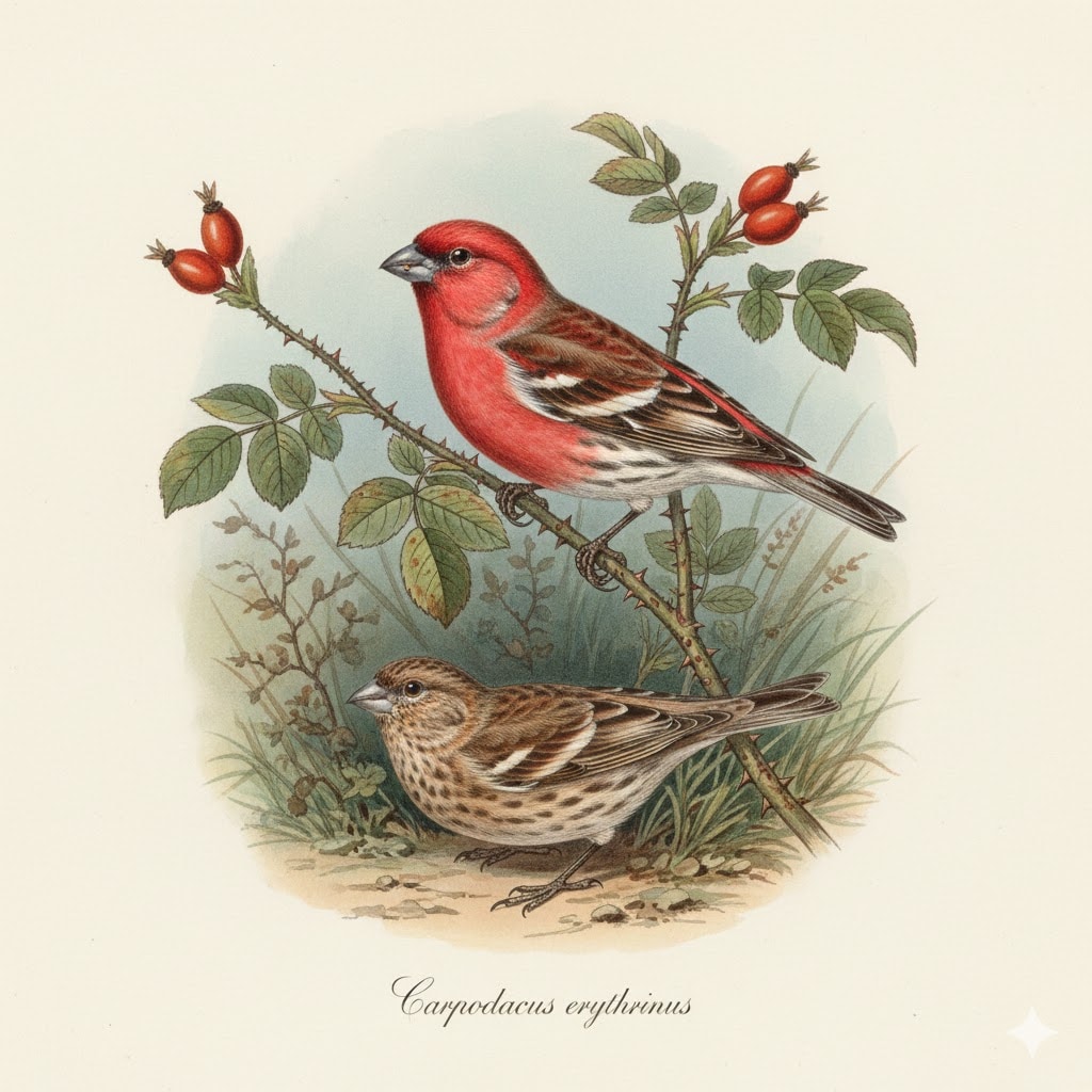 鳥(水彩画)(Gemini)(18)