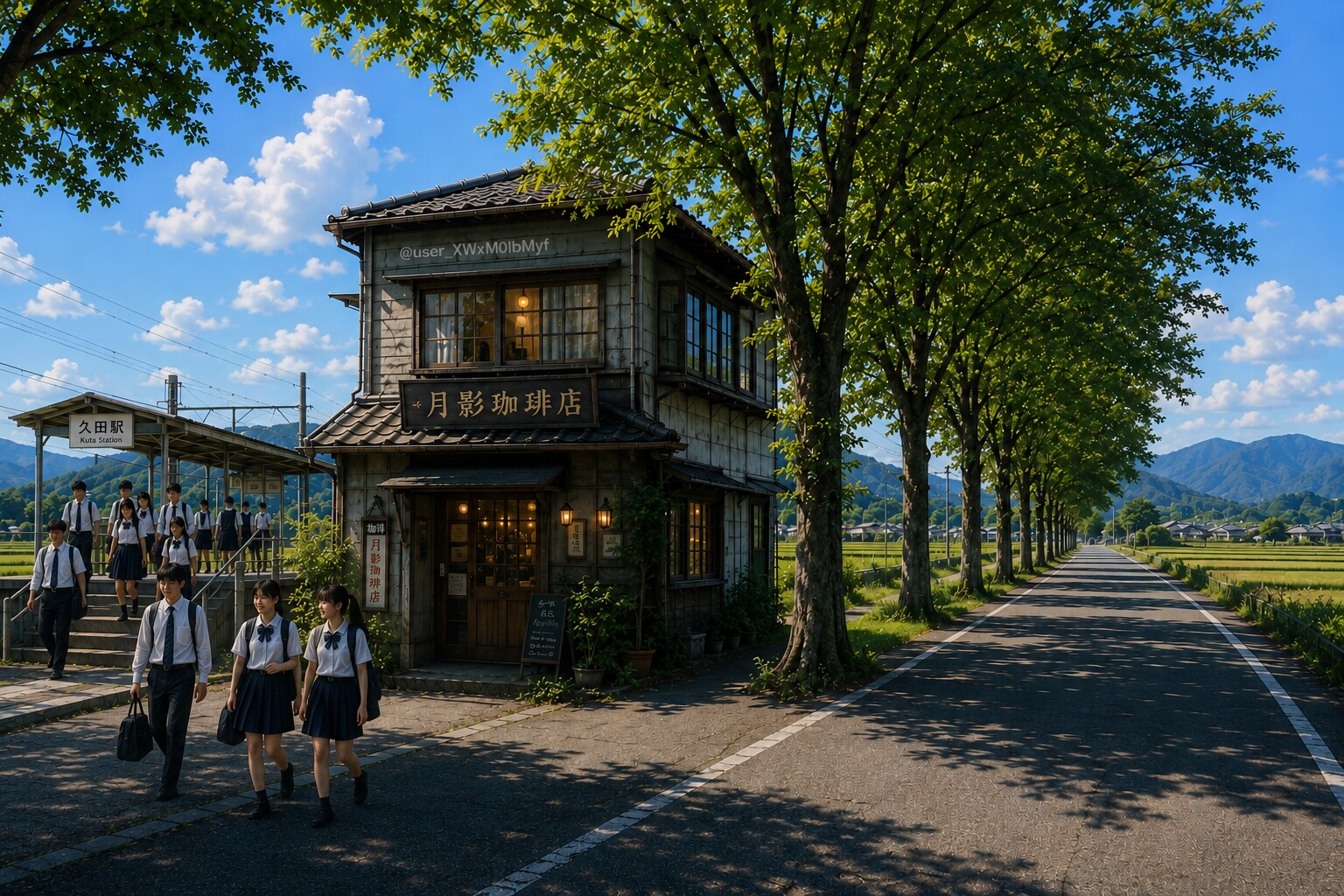 田園地帯の「月影珈琲店」　２