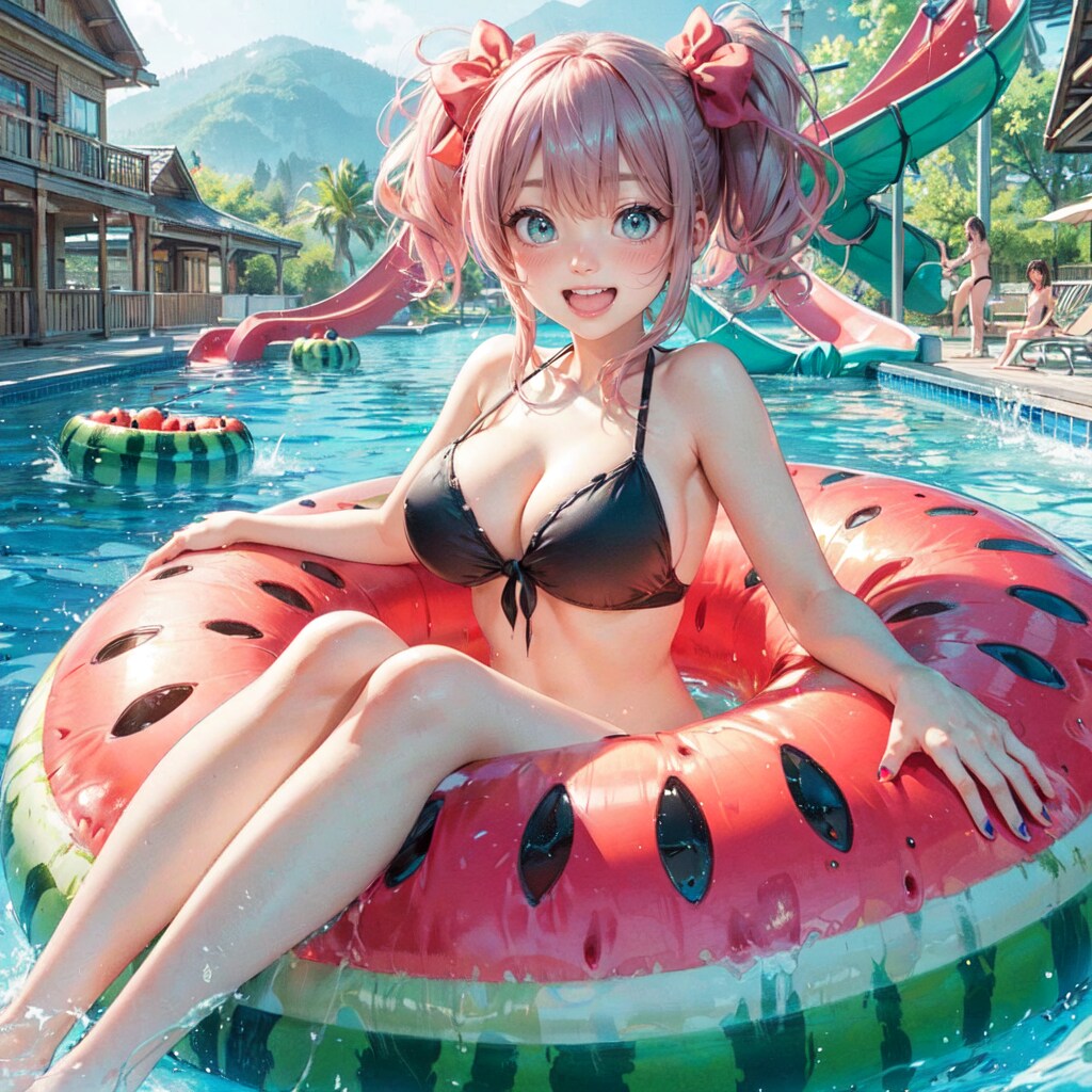 突撃・スイカ祭り。