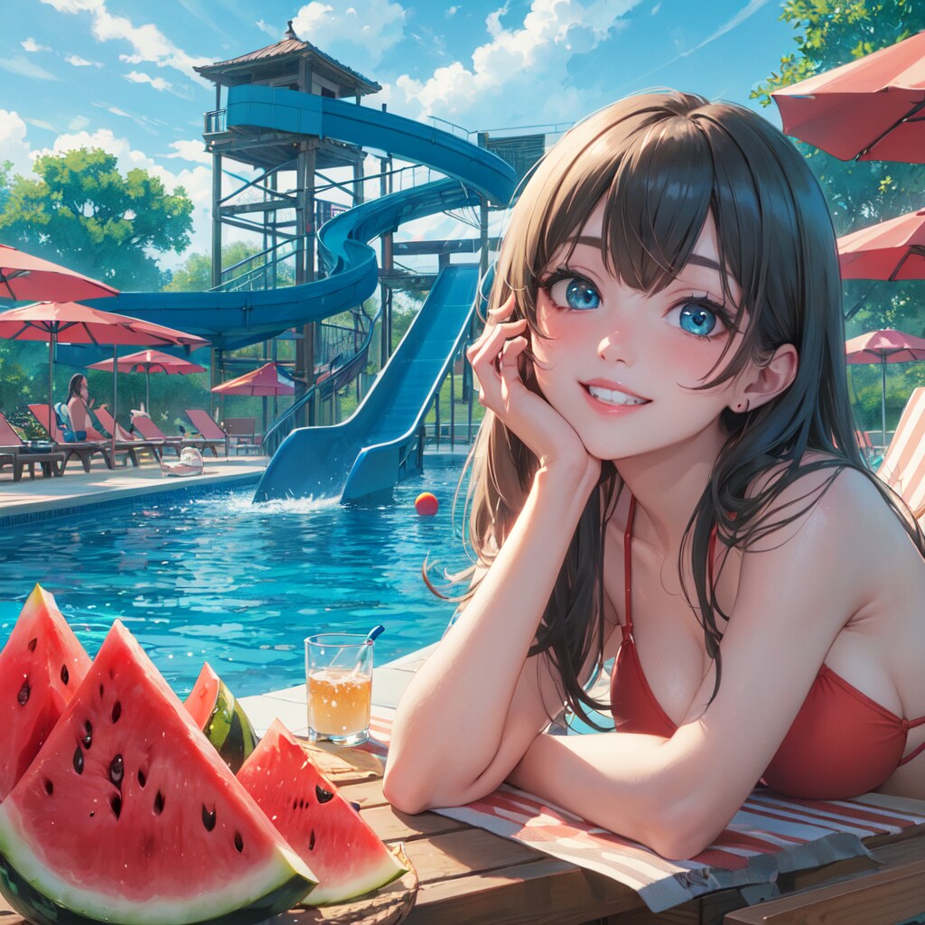 突撃・スイカ祭り。