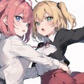 女の子と手 4枚目